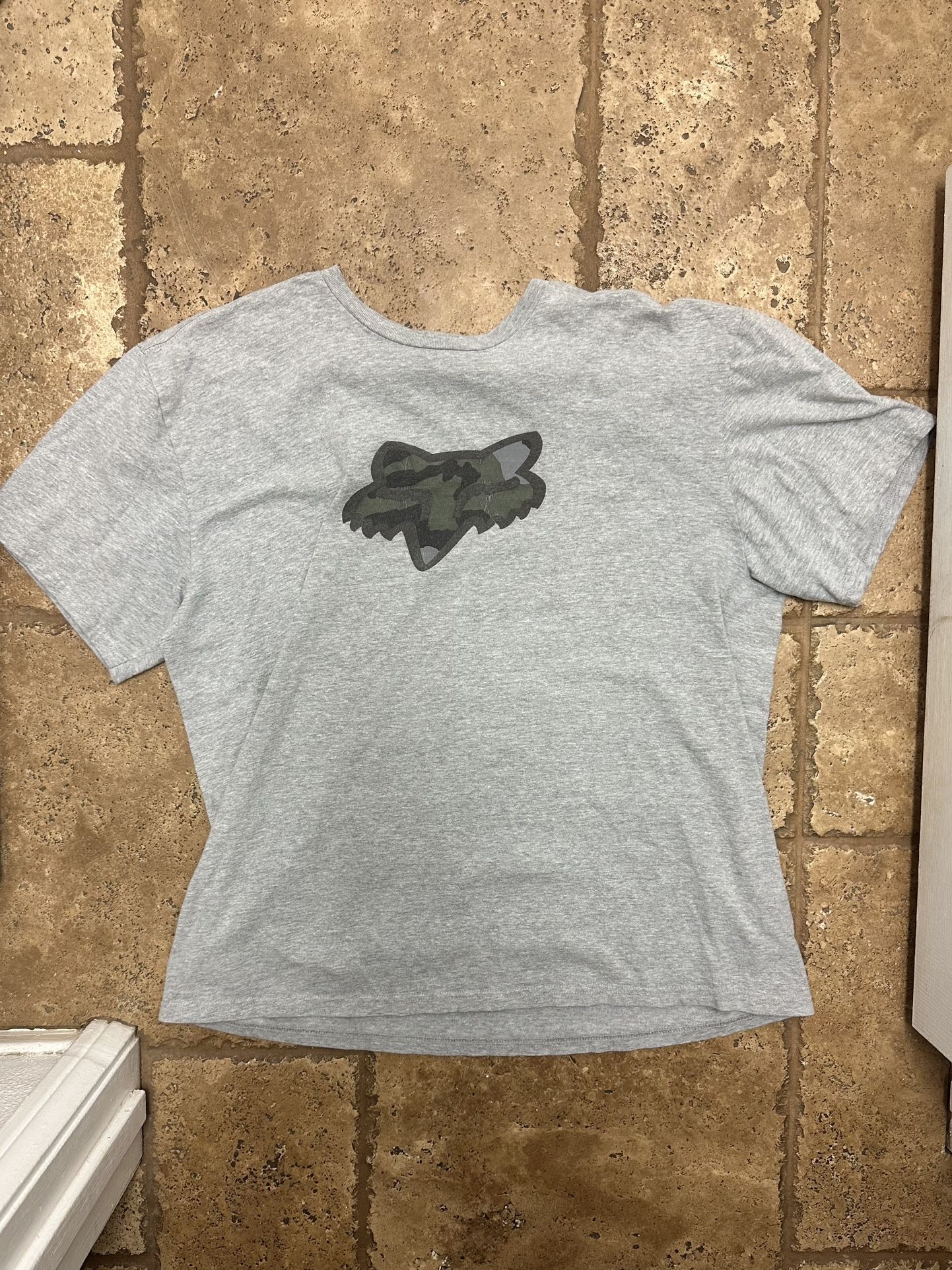 Fox Racing Army Camo Fox Head Logo Men’s XL Graphic Shirt