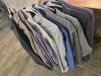 Men's dress shirts 24 pack (name brands included)