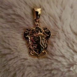 Harry Potter Gold Plated Gryffindor House Pendant
