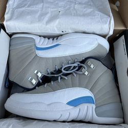 Jordan 12 Retro Grey University Blue