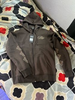 Brown true religion hoodie