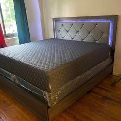 Brand New Queen Bed And Mattress Available In Stock With Free Delivery 