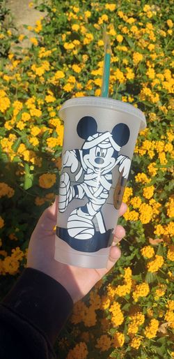 Halloween Mickey mouse reusable starbucks cup