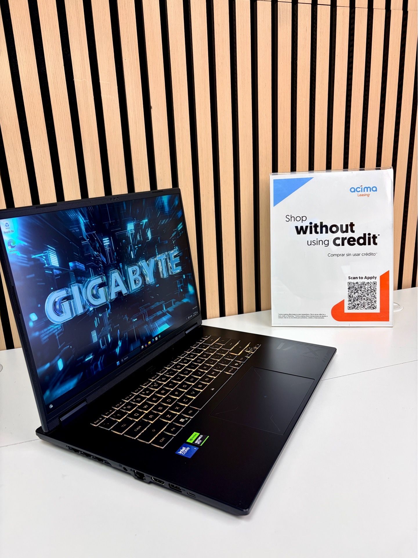 Gaming Laptop 16” Screen NEW by GIGABYTE ✅Intel Core 7/32GB RAM/1TB/NVIDIA GeForce RTX 5070 Ti⚡️Windows 11💲1 Year Warranty✅ $0Down Finance Available