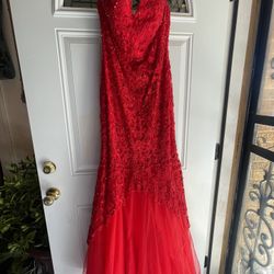 Red Dress Size 10