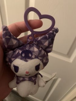 Kuromi Plush Keychain $5