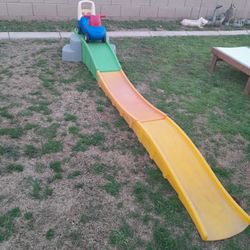 5pc Step 2 Straight Shot Kids Roller Coaster With Car Read Description 