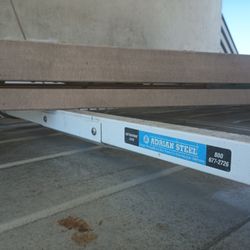 Ladder Rack & (2)  8 ft. A Frame fiberglass ladders