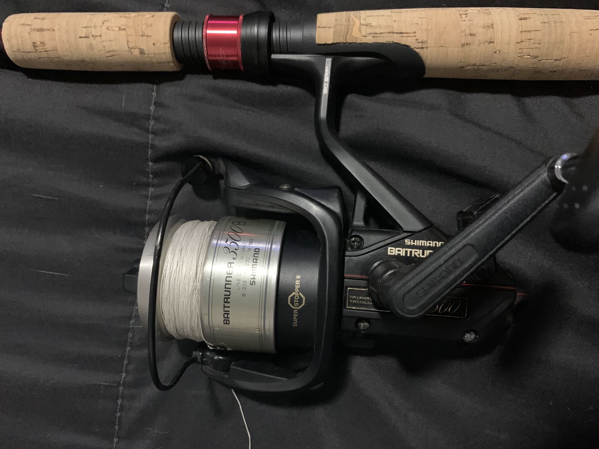 Shimano Baitrunner 3500 Fishing Reel and Rod Combo