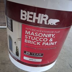 BEHR White Paint INTERIOR, EXTERIOR NEW SEALED