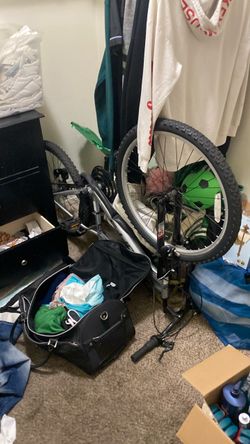 Mountain Bike with Knobby Tires