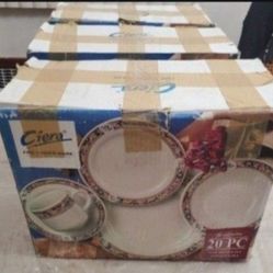 New 60 Piece OVENPROOF Dinnerware Set