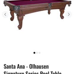 Olhausen Santa Anna Pool Table 