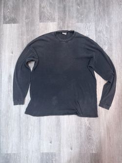 Black Thermal Long Sleeve Shirt