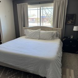 King Bed Frame & Mattress