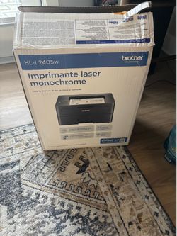 New Brother HL-L2405W Wireless Laser Printer – Open Box Never Used