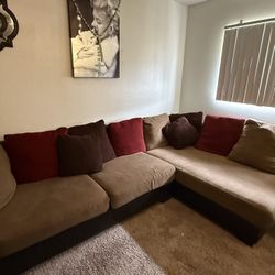 Living Room Set & A Dining Set ( A table & 4 Chairs)