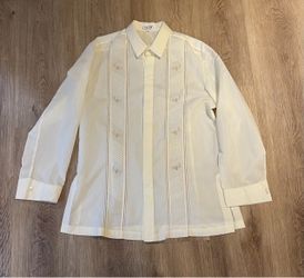 Barong Long Sleeve Shirt Philippines Size XL