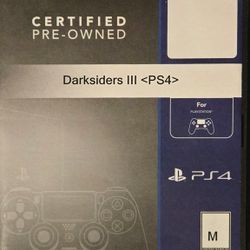 PS4 Darksiders 3 Video Game