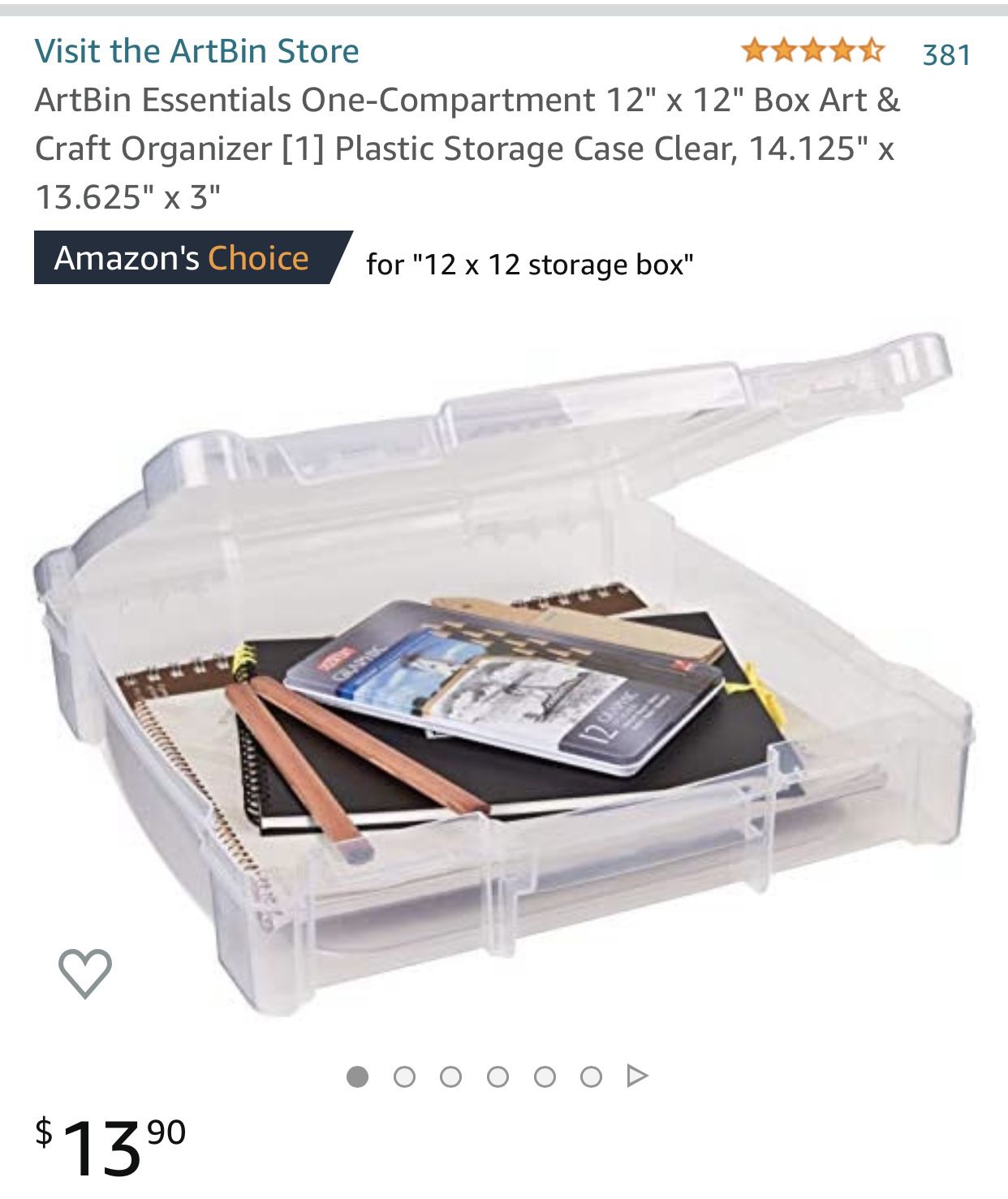 Plastic storage case