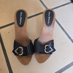 Penny loves Kenny vintage y2k wooden heels