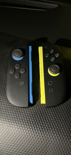 Nintendo switch 2 controllers yellow/blue