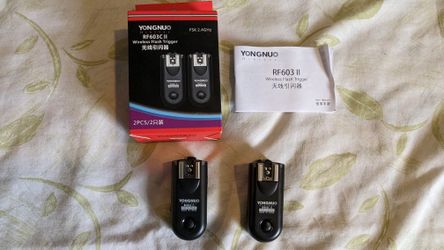 Yongnuo RF-603C II Wireless Flash Trigger Kit for Canon 