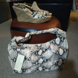 Female Shoes And Matching Handbag for Sale