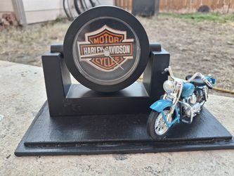 Vintage Harley Davidson Clock