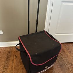 Scrapbook Rolling Tote - Crop in Style and Crafting materials 