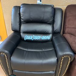 Black Leather Recliner
