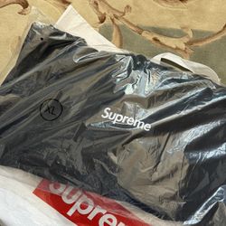 Supreme Box Logo Black Hooded Sweatshirt Size X-Large Hoodies FW25