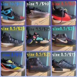 Men's shoes / different sizes