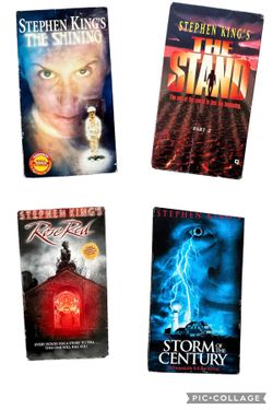 4 VHS Stephen King Box Set Extravaganza