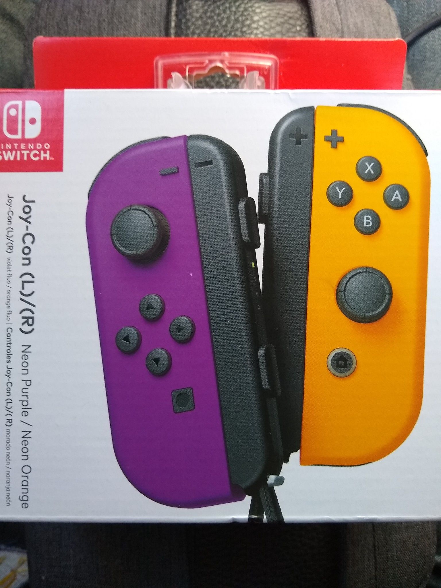 Nintendo Switch Joy-Con (L)/(R) Controllers *Neon Purple & Neon Orange*