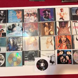 21 R&B pop cd’s