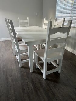 80 in long dining table and buffet server
