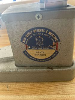 Vintage Letter Scale