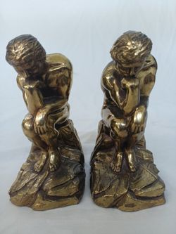 Thinking Man Bookends 