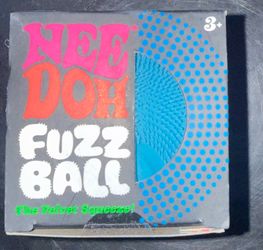 NeeDoh Fuzz Ball Wonder Waves Fuzzball - BLUE - NEW IN BOX - AUTHENTIC