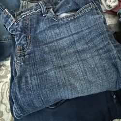 Juniors jeans and jean jackets