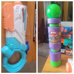 💖NEW SUPER SOAKER AND PLASH FUN  FOAM PUMPER