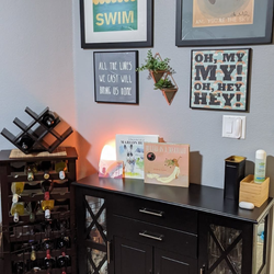 Sideboard/Buffet Glass Cabinet