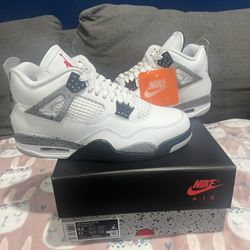 Air Jordan 4 Cement Size 9.5