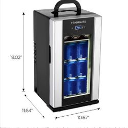 Frigidaire Glass Door Mini Refrigerator 