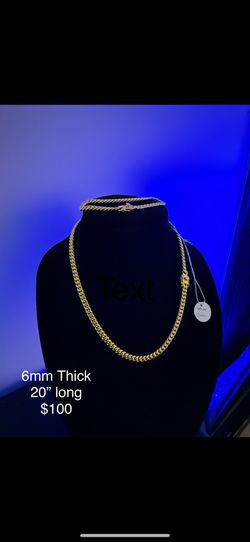 6mm Thick, 20” Long Miami Cuban Link Chain & Bracelet • LIFETIME WARRANTY 