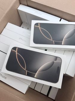 New iPhone 16 pro Max 256gb Factory Unlocked