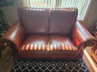 Genuine Leather Sofa Set
