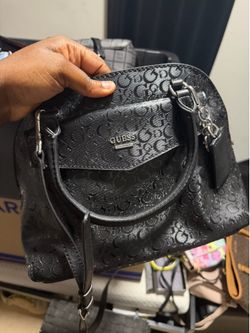 Guess Black Satchel