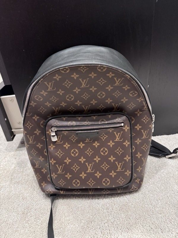 Louis Vuitton Josh Backpack Brown Canvas